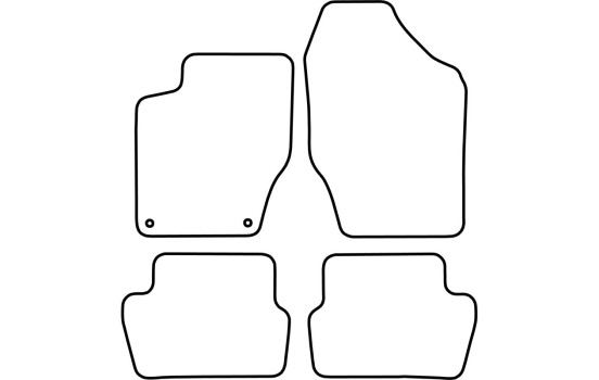 Bilmattor Velour lämplig för Citroen C4 & DS4 2010-, bild 6