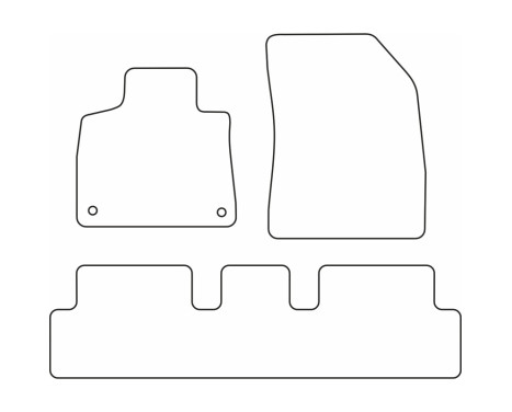 Bilmattor Velour lämplig för Citroën C4 Picasso 2013- & C4 Spacetourer 2018- (5 personer), bild 6
