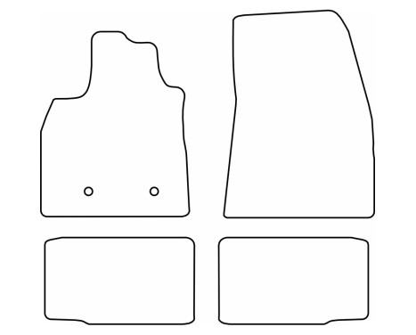 Bilmattor Velour lämplig för Dacia Duster III Full Hybrid 4x4 2024-, bild 6