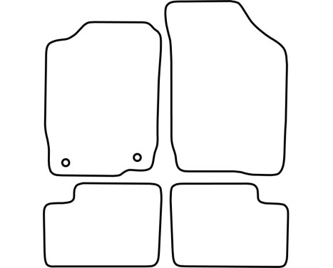 Bilmattor Velour lämplig för Daihatsu YRV 2001-2007, bild 6