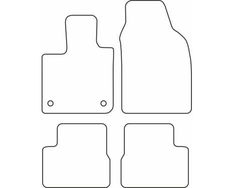 Bilmattor Velour lämplig för Fiat 500e 2020-, bild 6