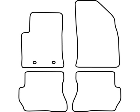 Bilmattor Velour lämplig för Ford Fusion 2005-2012, bild 6