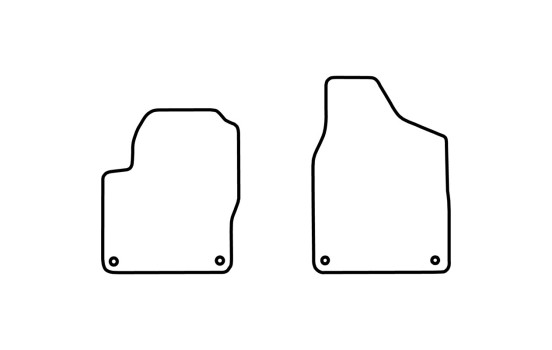 Bilmattor Velour lämplig för Ford Galaxy före 1996-2006, bild 6
