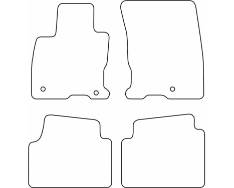 Bilmattor Velour lämplig för Ford Kuga III 2019-, bild 6