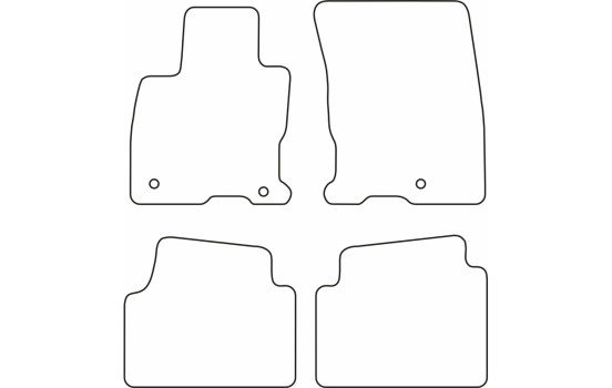 Bilmattor Velour lämplig för Ford Kuga III 2019-, bild 6