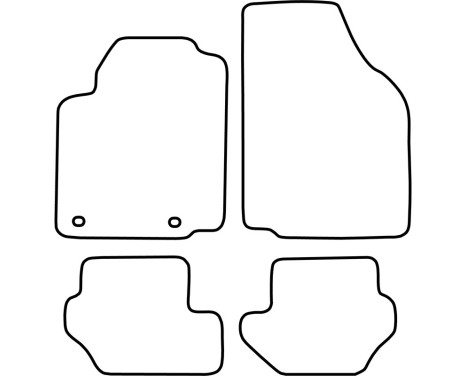 Bilmattor Velour lämplig för Ford Puma 1997-2002, bild 6