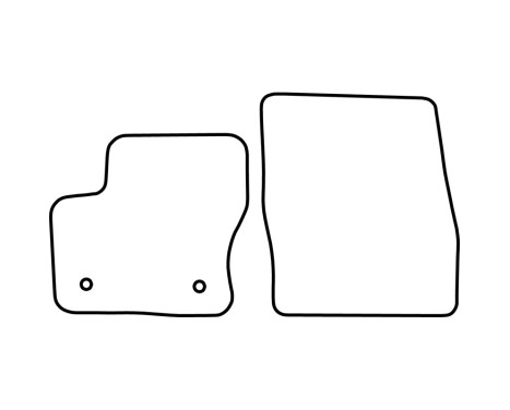 Bilmattor Velour lämplig för Ford Transit Connect 2014-2016, bild 6