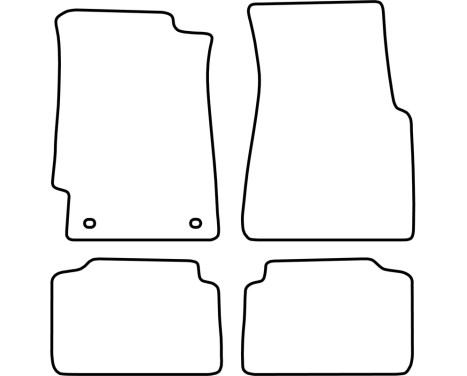 Bilmattor Velour lämplig för Honda Civic sedan 1991-1996, bild 6