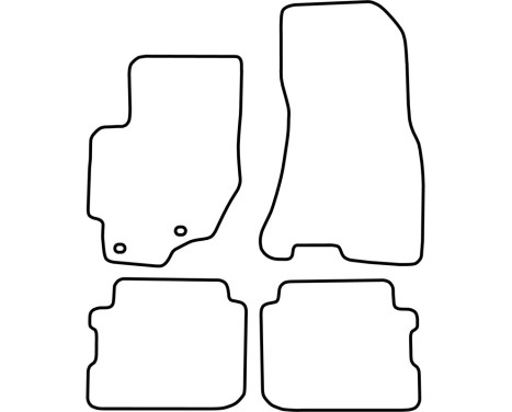 Bilmattor Velour lämplig för Honda CR-V 1997-2002, bild 6