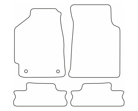 Bilmattor Velour lämplig för Honda CRX 1988-1992, bild 6