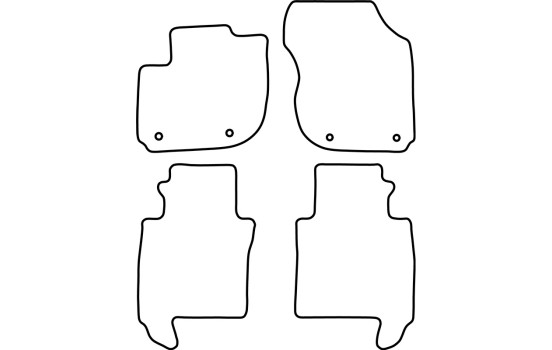 Bilmattor Velour lämplig för Honda HR-V (RV) eHEV 2021-, bild 6