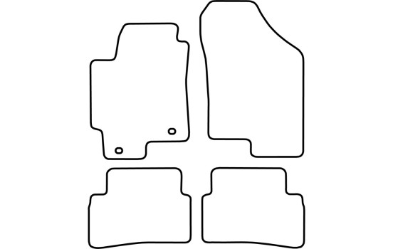 Bilmattor Velour lämplig för Hyundai coupe 2000-2009, bild 6