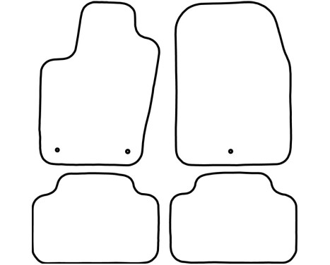 Bilmattor Velour lämplig för Jeep Grand Cherokee 2011-2014, bild 6