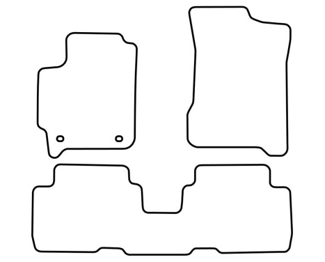 Bilmattor Velour lämplig för Kia Carens 2002-2006 (5 personer), bild 6