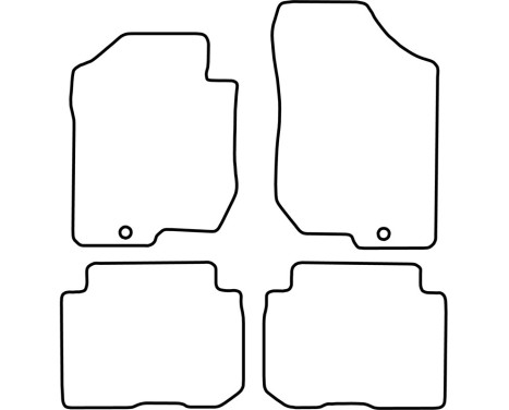 Bilmattor Velour lämplig för Kia Carens 2006-2011 (5 personer), bild 6