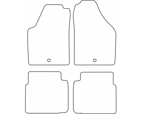 Bilmattor Velour lämplig för Lancia Musa 2004-2012, bild 6