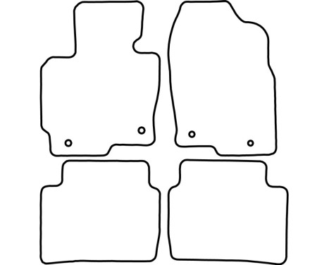 Bilmattor Velour lämplig för Mazda CX-5 2012-2017, bild 6