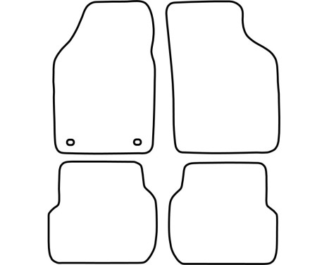 Bilmattor Velour lämplig för Mazda Demio 1998-2003, bild 6