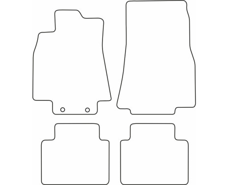 Bilmattor Velour lämplig för Mercedes B Klass 2005-2012, bild 6