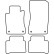 Bilmattor Velour lämplig för Mercedes E Class W211 2006-2009, miniatyr 6