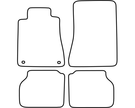 Bilmattor Velour lämplig för Mercedes S Class W140 1991-1998, bild 6