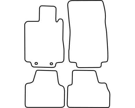 Bilmattor Velour lämplig för Mercedes S-klass W220 1999-2005, bild 6