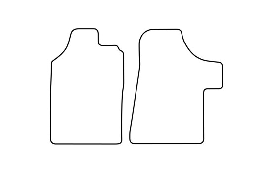 Bilmattor Velour lämplig för Mercedes Vito 2004-2010 (endast för), bild 6