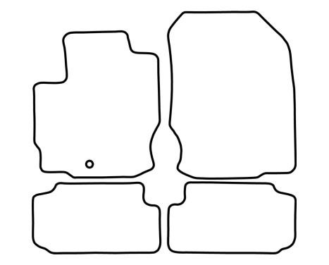 Bilmattor Velour lämplig för Mitsubishi Colt cabriolet 2006-2009, bild 6