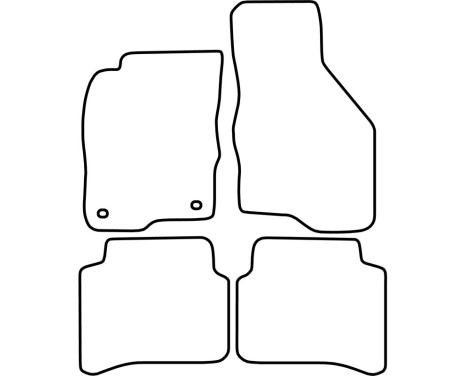 Bilmattor Velour lämplig för Mitsubishi Galant 1997-2004, bild 6