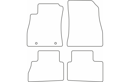 Bilmattor Velour lämplig för Nissan Juke 2010-2019, bild 6