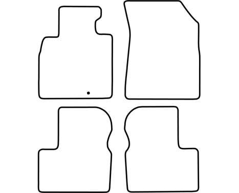 Bilmattor Velour lämplig för Nissan Micra 2011-2016, bild 6
