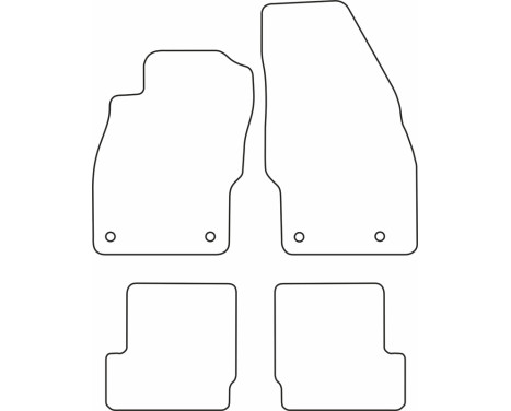 Bilmattor Velour lämplig för Opel Adam 2013-, bild 6