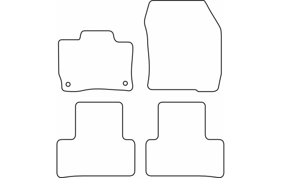 Bilmattor Velour lämplig för Opel Astra-e (L) HB 2023-, bild 6