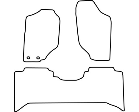 Bilmattor Velour lämplig för Opel Frontera 1998-2004, bild 6