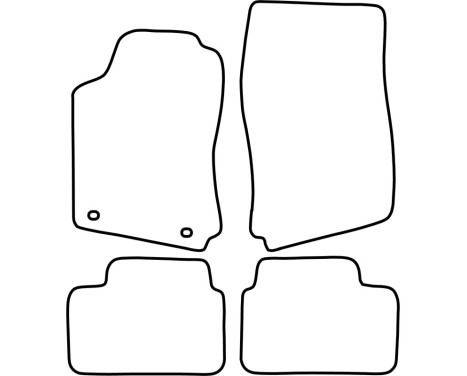 Bilmattor Velour lämplig för Opel Vectra B 1995-2002, bild 6