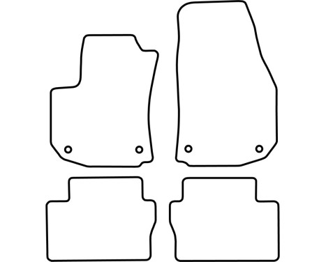 Bilmattor Velour lämplig för Opel Zafira B 2005-2011 (5 personer), bild 6
