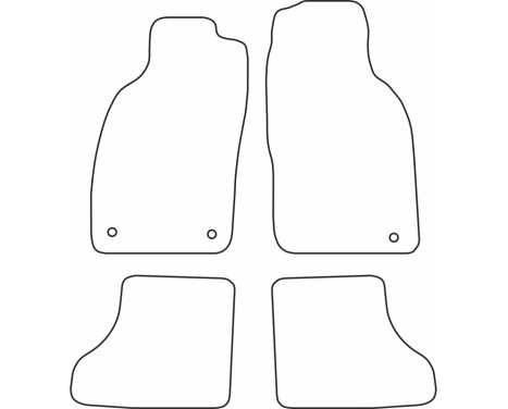 Bilmattor Velour lämplig för Saab 9-3 cabriolet 1998-2002, bild 6