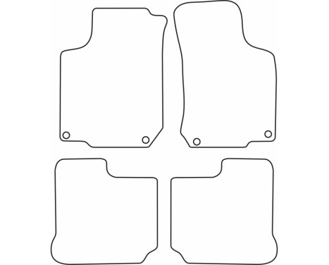 Bilmattor Velour lämplig för Seat Leon 1999-2005 / Toledo 1999-2004, bild 6