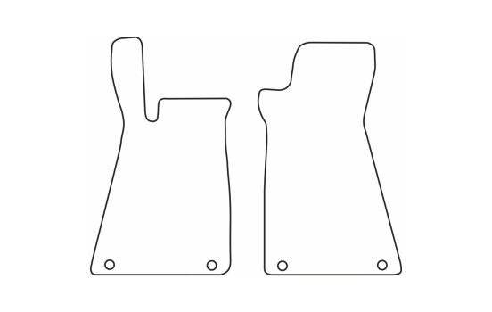 Bilmattor Velour lämplig för Smart Roadster 2003-2006, bild 6