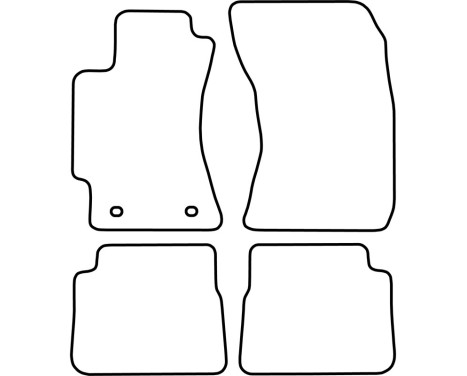 Bilmattor Velour lämplig för Subaru Forester 2008-2013, bild 6