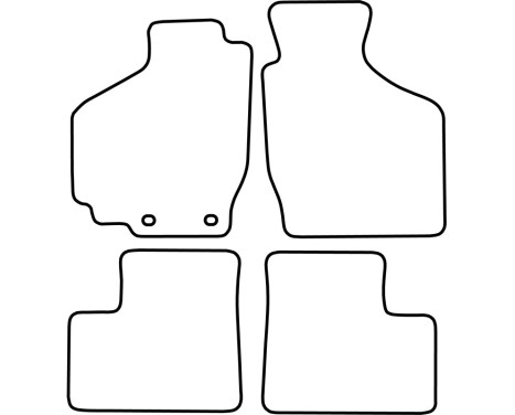 Bilmattor Velour lämplig för Suzuki Ignis 2001-2003, bild 6