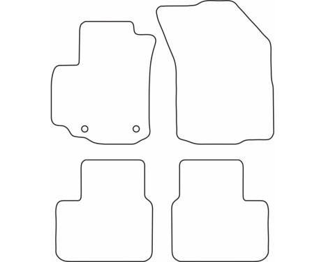 Bilmattor Velour lämplig för Suzuki SX-4 2006-2013, bild 6