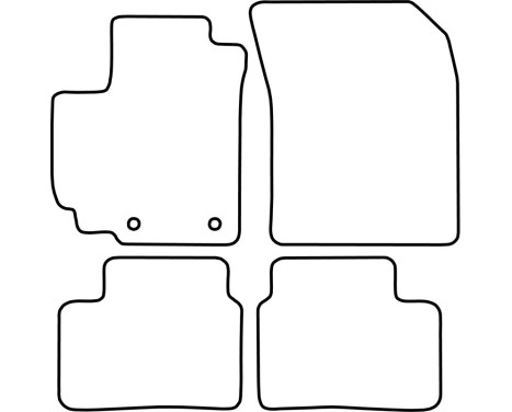Bilmattor Velour lämplig för Suzuki Wagon R+ 2003-2008, bild 6