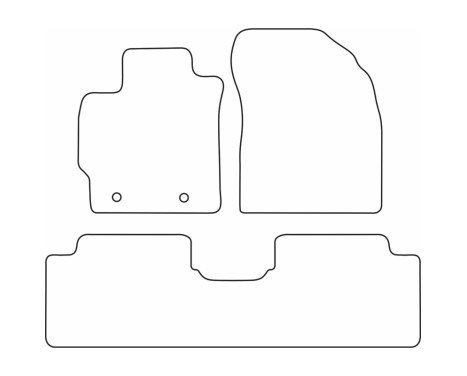 Bilmattor Velour lämplig för Toyota Auris 200, bild 6