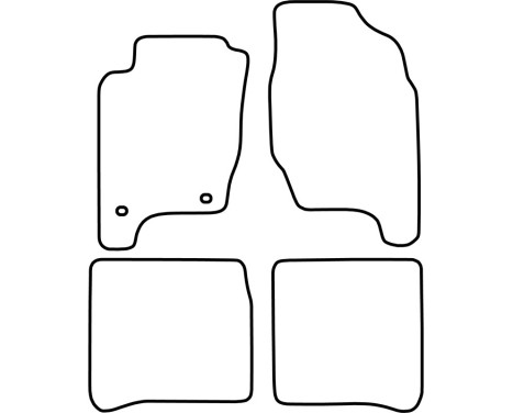 Bilmattor Velour lämplig för Toyota Carina E 1992-1997, bild 6