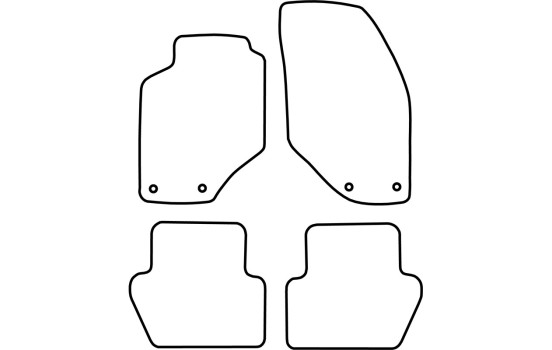 Bilmattor Velour lämplig för Volvo 850 1991-1997, bild 6
