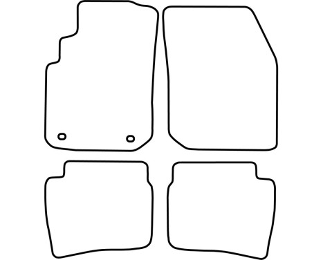 Bilmattor Velour passande Nissan Primera 1996-2001, bild 6