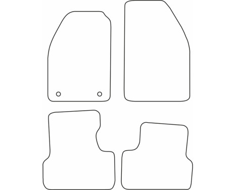 Bilmattor Velour passande till Saab 9000 1985-1998, bild 6