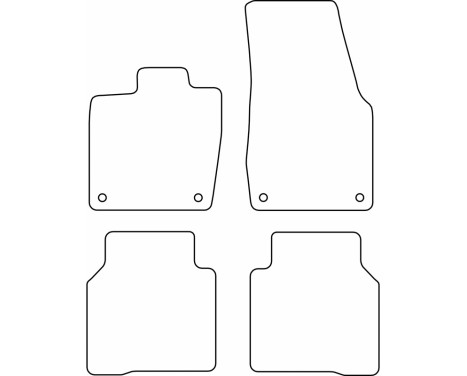 Bilmattor Velour passande till Volkswagen ID.7 2023 - inkl, bild 6