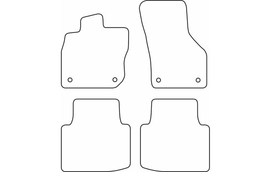 Bilmattor Velours lämplig för Volkswagen Passat (CJ5) Variant 2023-, bild 6